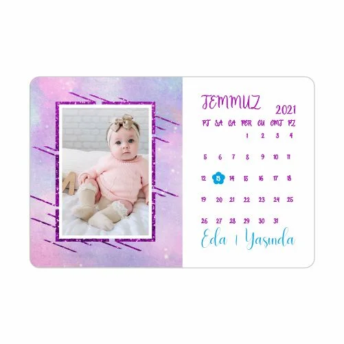 Takvim Tasarımlı Doğum Günü Magnet